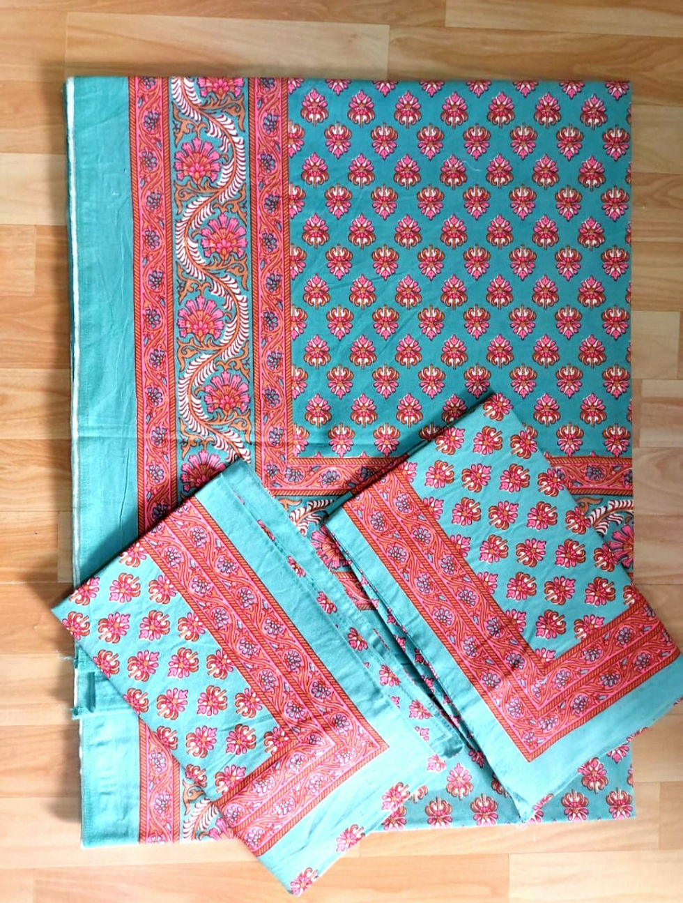 Block Printed Bedcover