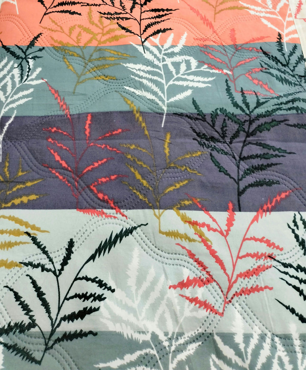 Thumbnail: Geometrical Print Comforterr Reversible- Double  