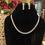 Thumbnail: Silver plated Diamond Necklace - with earrings