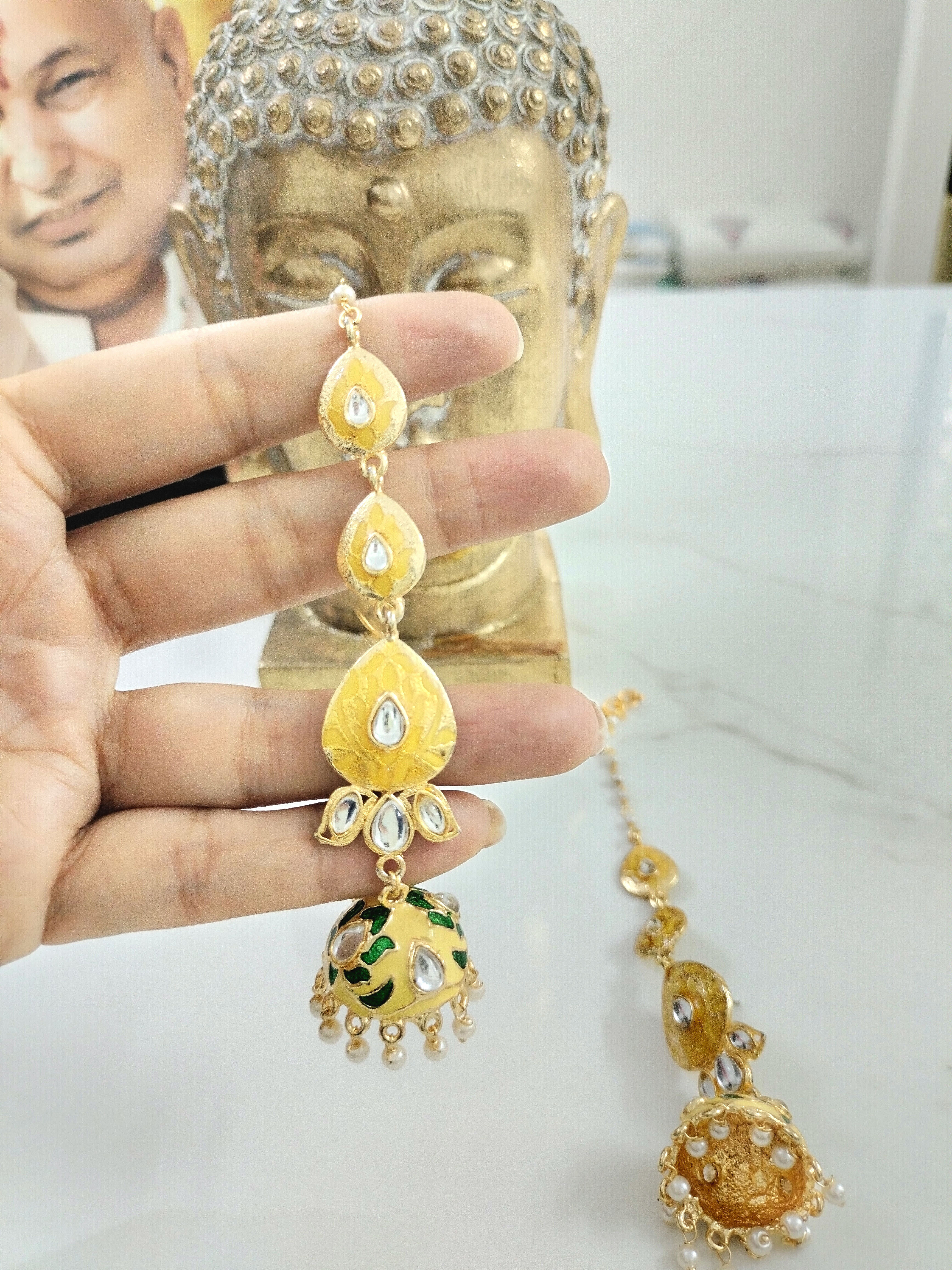 Jhumki Earrings - with ear loops