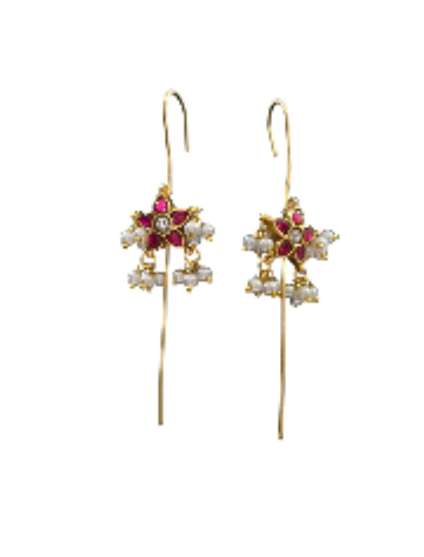 Jadao ear cuffs earrings