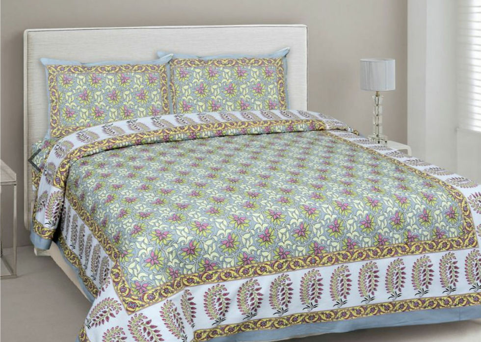 Thumbnail: Block Printed Bedcovers