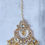 Thumbnail:  kundan maang tikka - Gold with pearl drops 