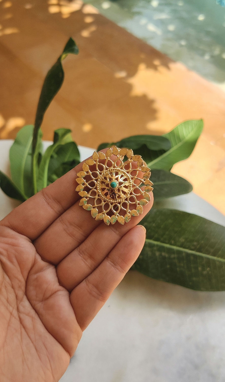 Thumbnail: Gold plated Ring - adjustable