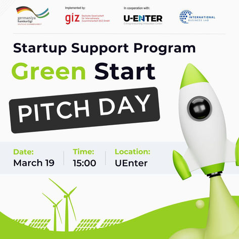 В UEnter состоится Pitch Day в рамках программы поддержки зеленых стартап проектов Green Start.