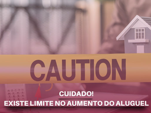 Existe limite no aumento do aluguel
