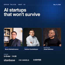 Open Talks on the topic "AI Startups That Will Not Survive" will take place at UEnter