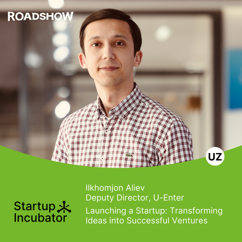 В рамках открытия IT Community ROADSHOW выступит заместитель директора UEnter Ильхомжон Алиев.