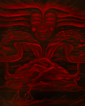 Cirrus Clown by Alina Martina Lewis, A.M.Lewis