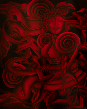 Bohemiana . Painting by Alina Martina Lewis