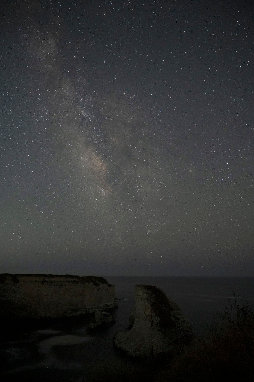 Milky Way at Shark Fin Cove, original raw file