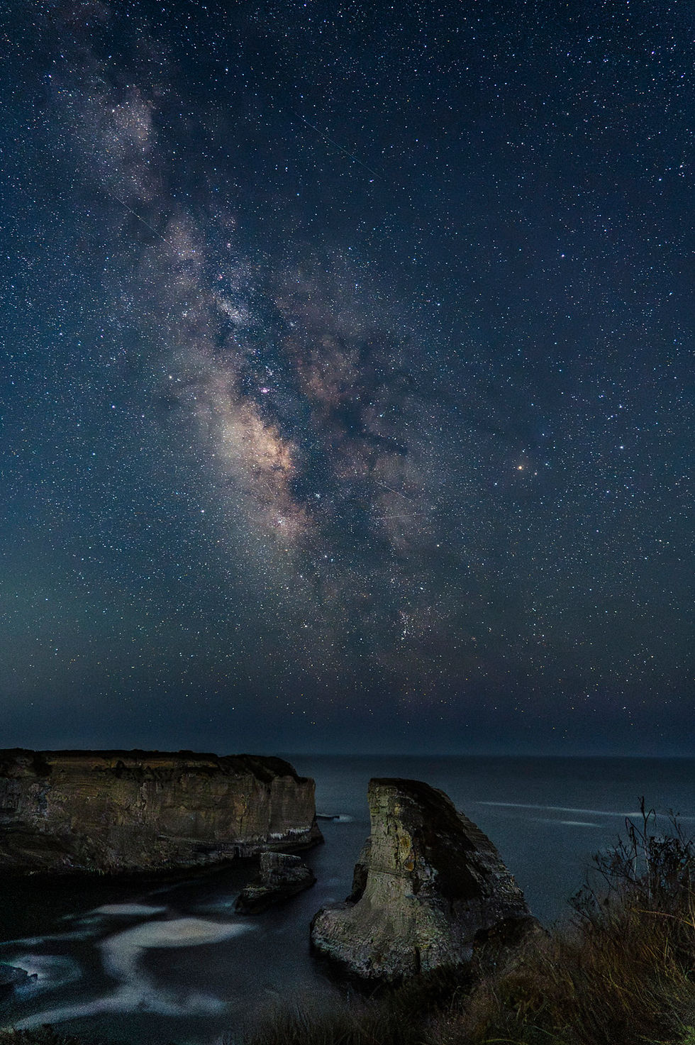 Milky Way at Shark Fin Cove, post processing