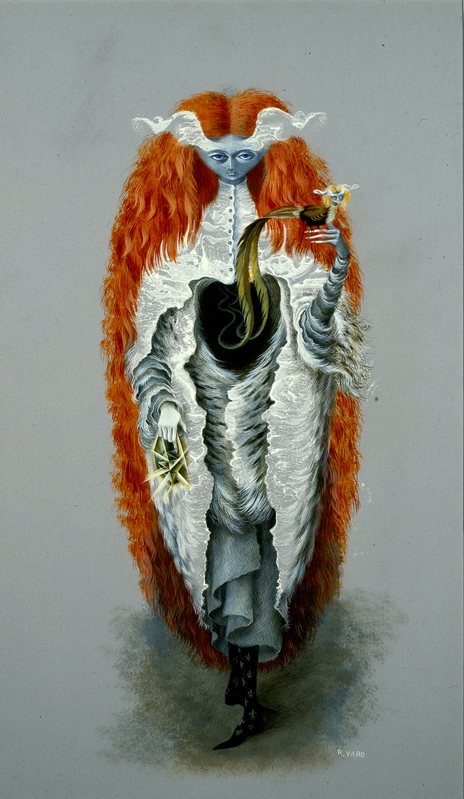 Remedios Varo "Bruja que va al Sabath"