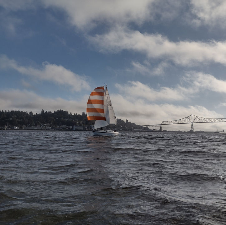 Barefoot on the Columbia River during the Regatta Race 2025 - Photo by - Toby Dyal