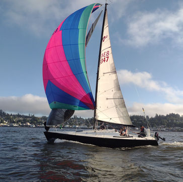 Cantata on the Columbia River during the Regatta Race 2025 - Photo by - Toby Dyal