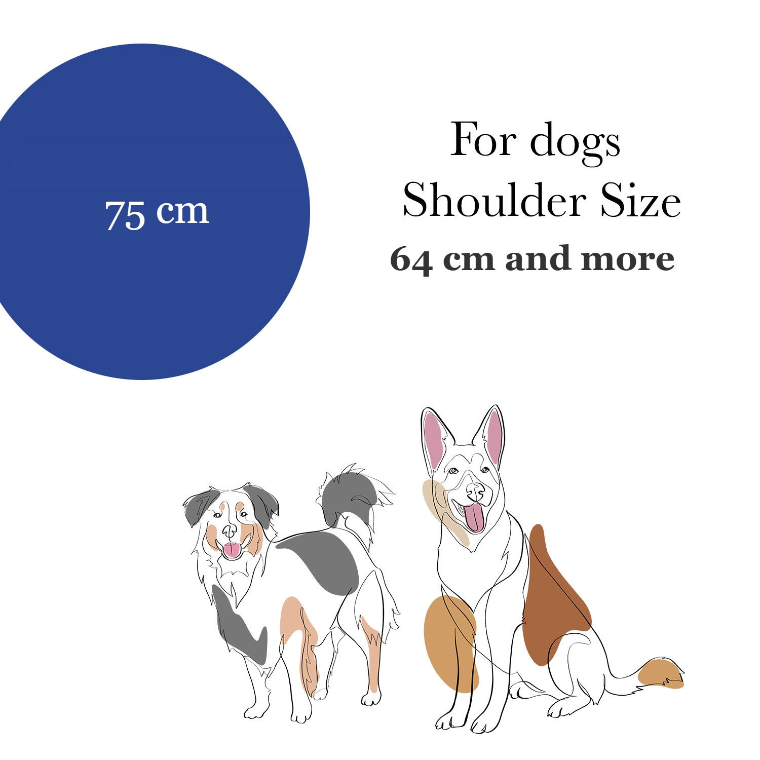 75 cm CollieBall Complete Package — Australian Shepherds