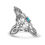 Thumbnail: Sleeping Beauty Turquoise Gemstone Elongated Ring