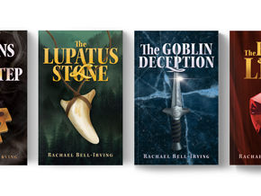 The first four books in the Wicked Conjuring series side by side.