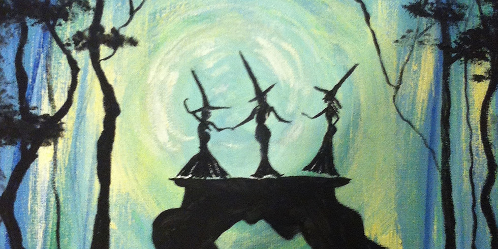 Halloween Themed Painting Class with Gayla