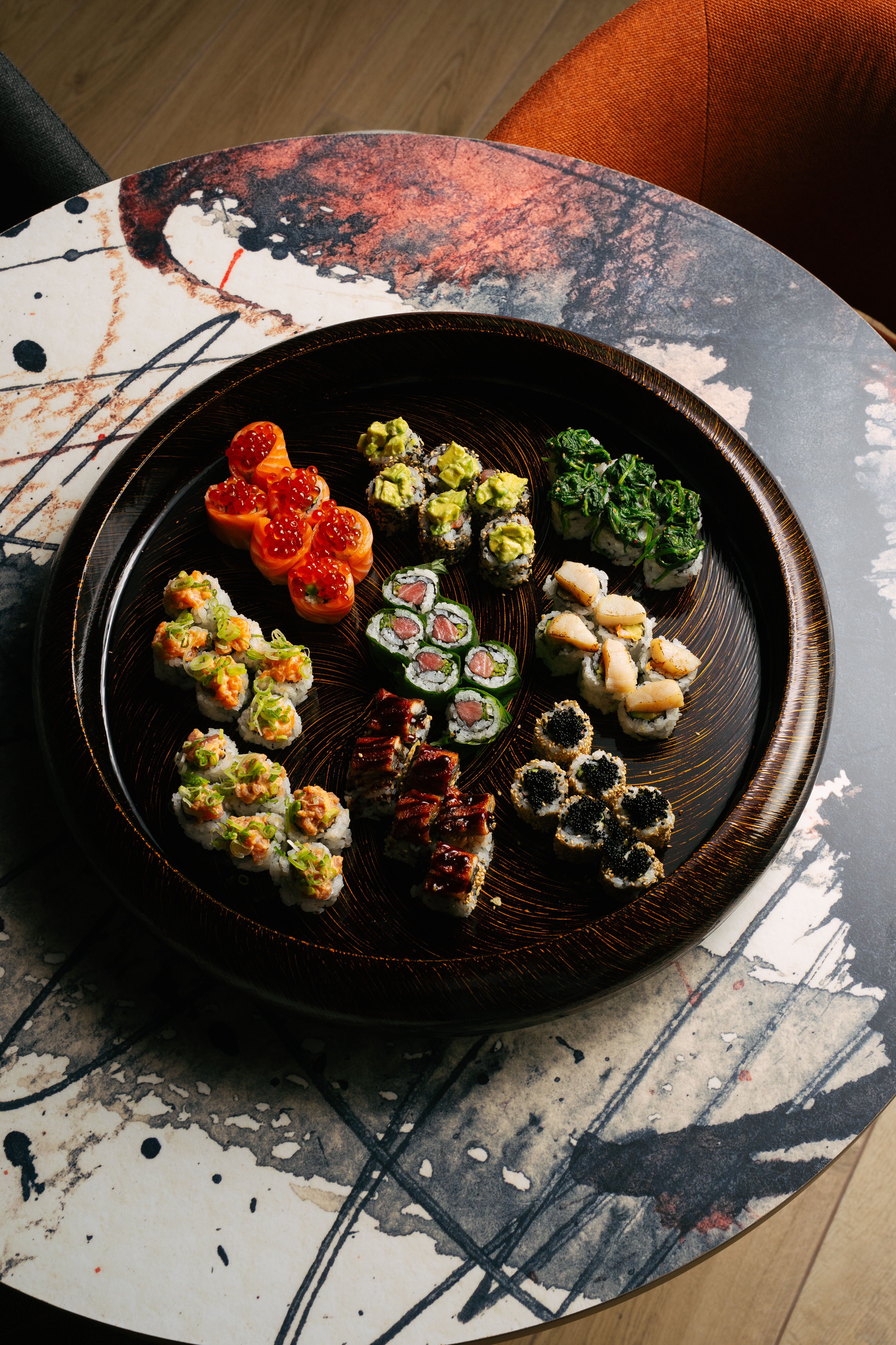 Arranged Food and Objects