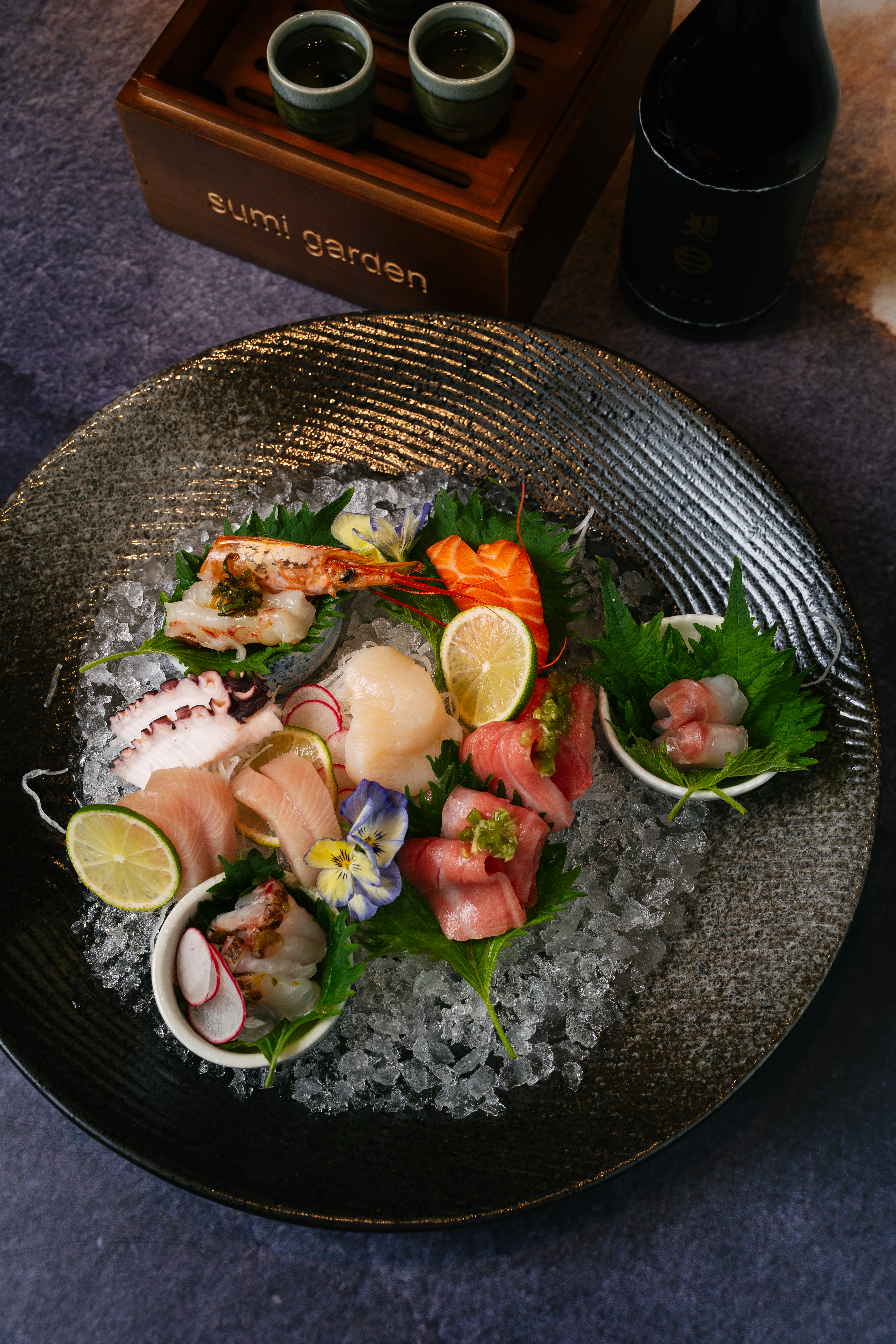 Arranged Food and Objects