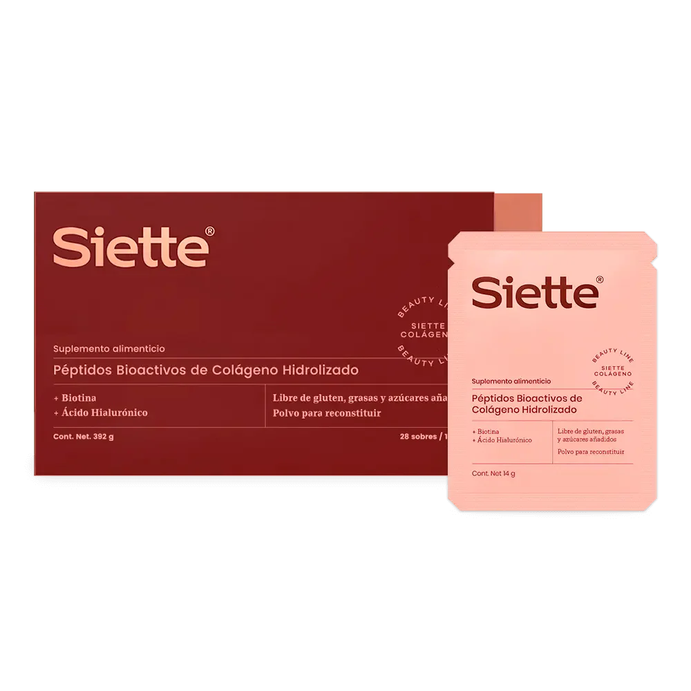 Siette Beauty Péptidos Bioactivos de Colágeno Hidrolizado 28 sachets