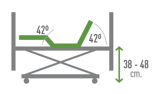 Thumbnail: Teyder Topaz articulated bed Teyder Topaz articulated bed Teyde articulated bed