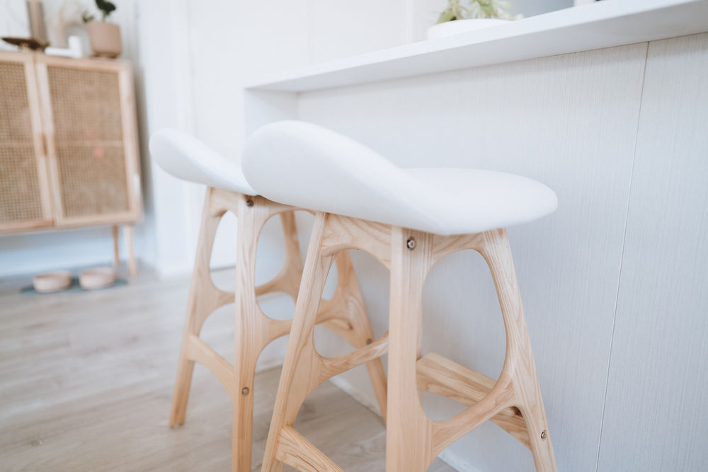 Affordable Scandinavian kitchen stools