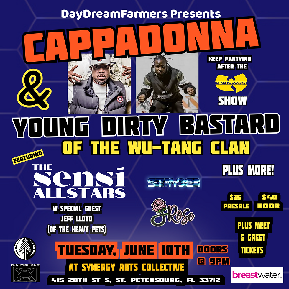 (CANCELLED) WU-TANG CLAN :- Meet & Greet + Afterparty