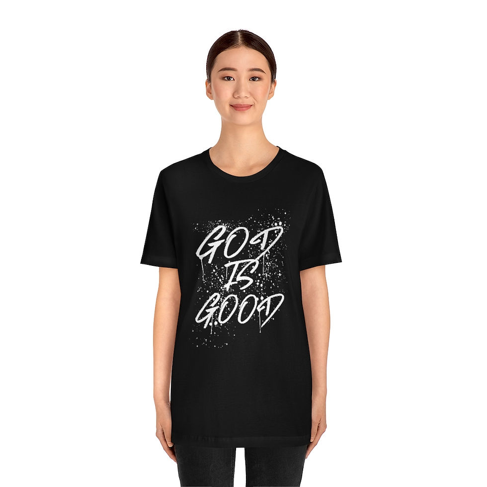 Thumbnail: Paint Splash God Is Good Tee (Double Sided)