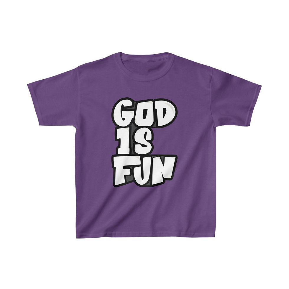 Thumbnail: Kids 3D God Is Fun Tee