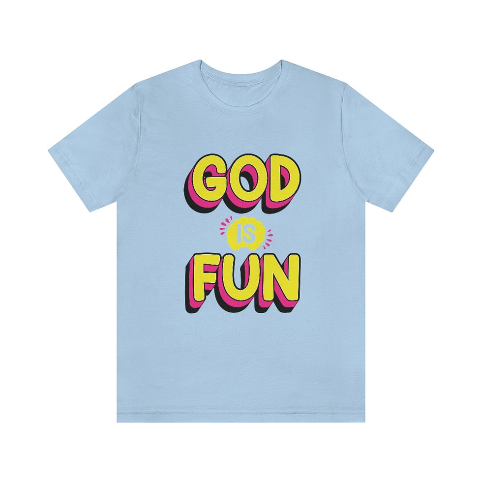 Thumbnail: Comic God Is Fun Tee