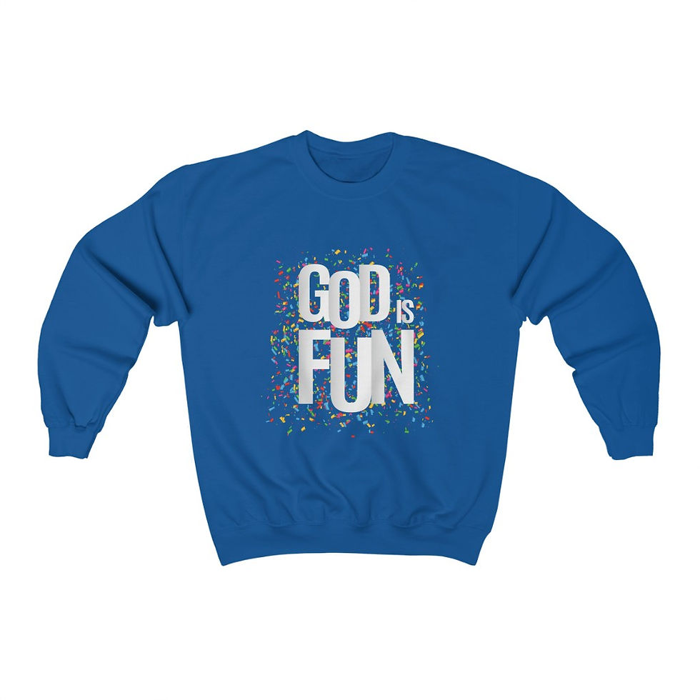Thumbnail: Confetti God is Fun Sweatshirt