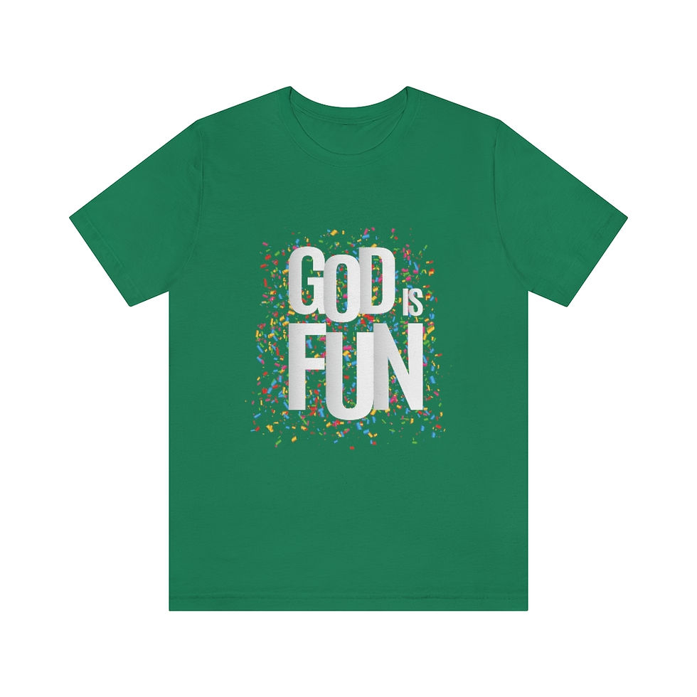Thumbnail: Confetti God Is Fun Tee