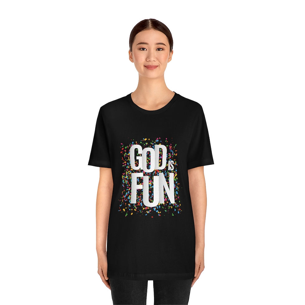 Thumbnail: Confetti God Is Fun Tee