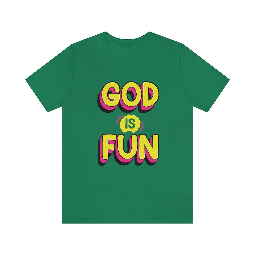 Thumbnail: Comic God Is Fun Tee