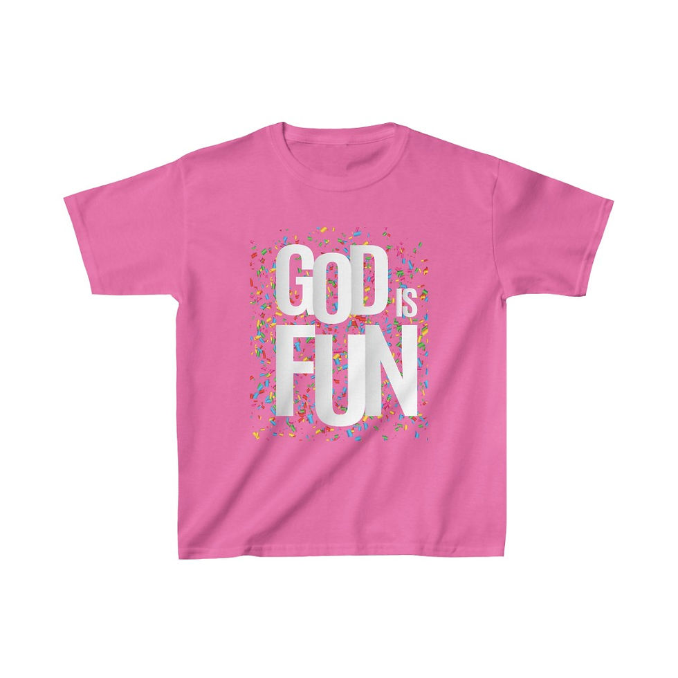 Thumbnail: Kids Confetti God Is Fun Tee