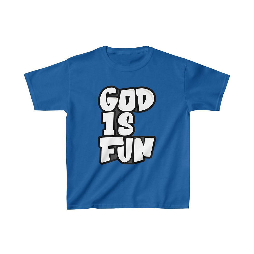 Thumbnail: Kids 3D God Is Fun Tee
