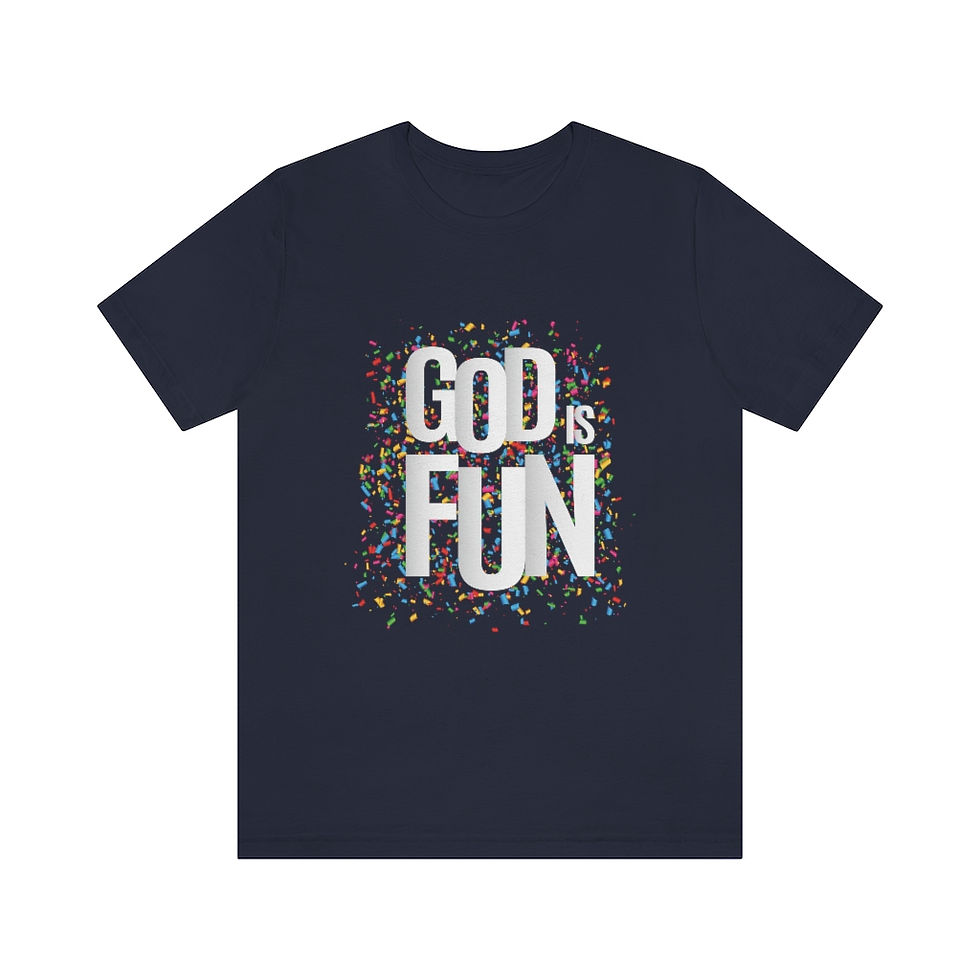 Thumbnail: Confetti God Is Fun Tee