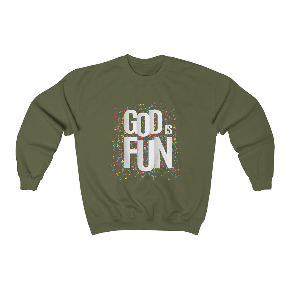Thumbnail: Confetti God is Fun Sweatshirt