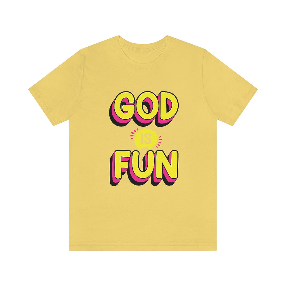 Thumbnail: Comic God Is Fun Tee
