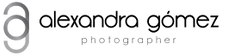 Alexandra Gomez Photos Logo Negro