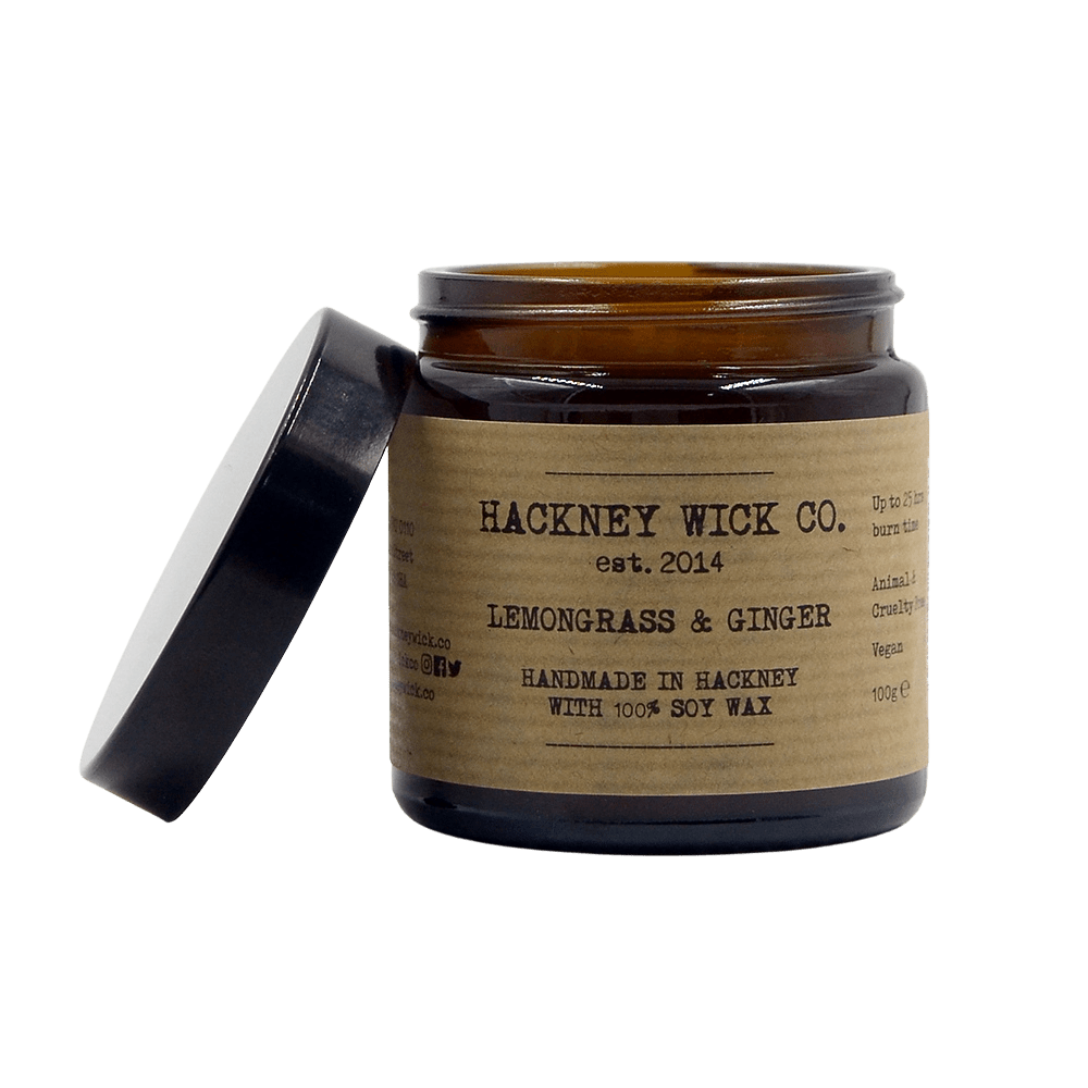Hackney Wick Co. Soy Wax Lemongrass & Ginger Candle 60g