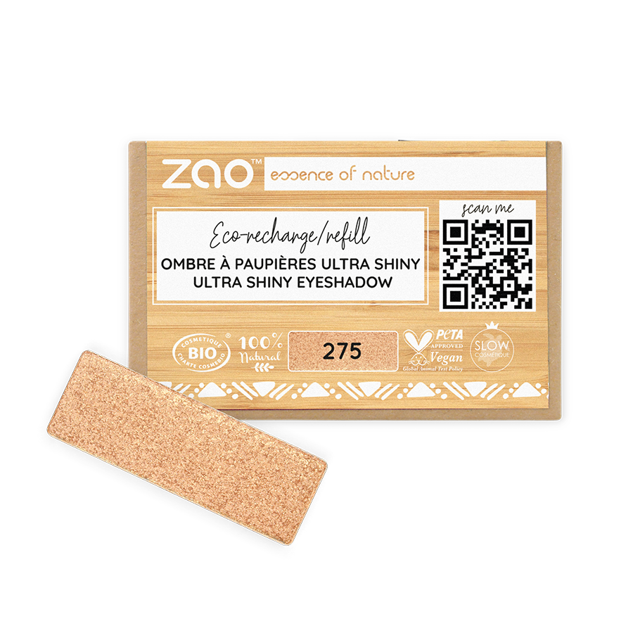 Thumbnail: Zao Rectangle Refill Ultra Pearly Eyeshadow 1.3g