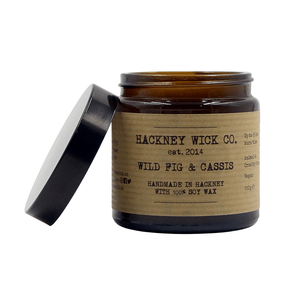 Hackney Wick Co. Soy Wax Wild Fig & Cassis Candle 160g