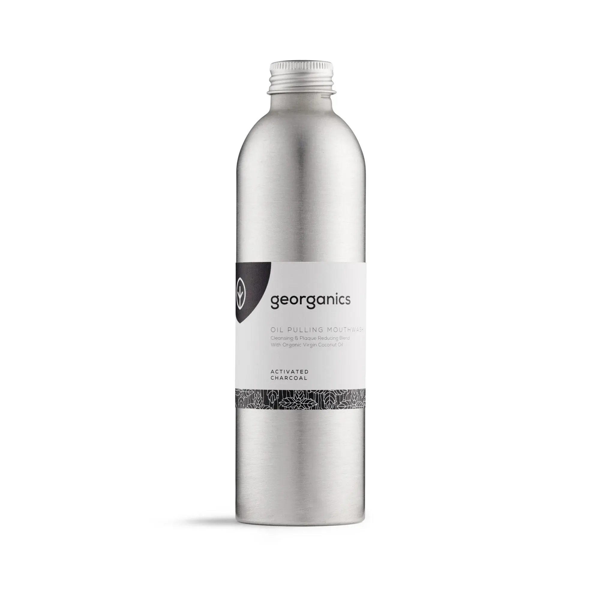 Georganics Oil Pulling Mouthwash - Charcoal 275ml