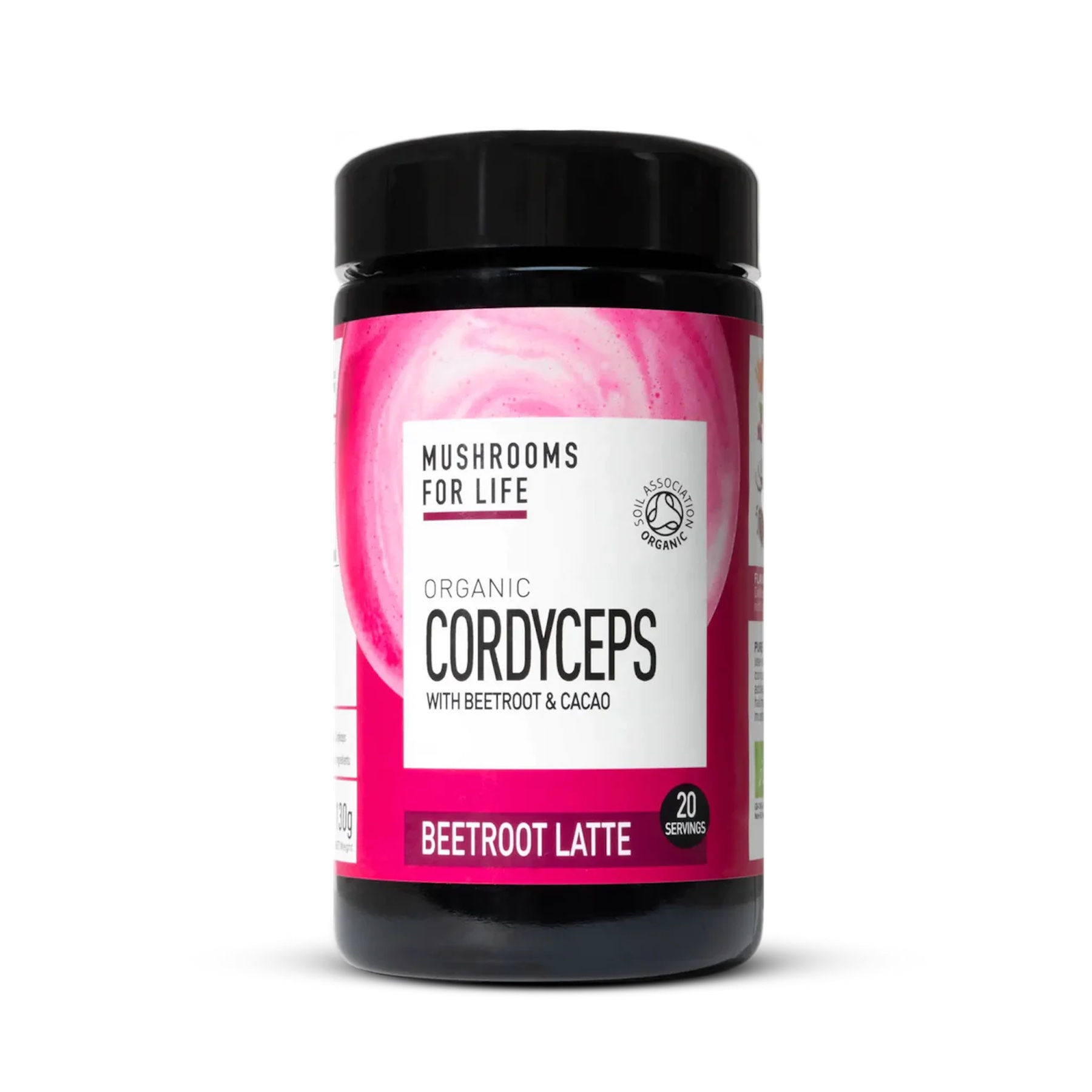 Mushrooms For Life Organic Cordyceps Beetroot Latte 130g