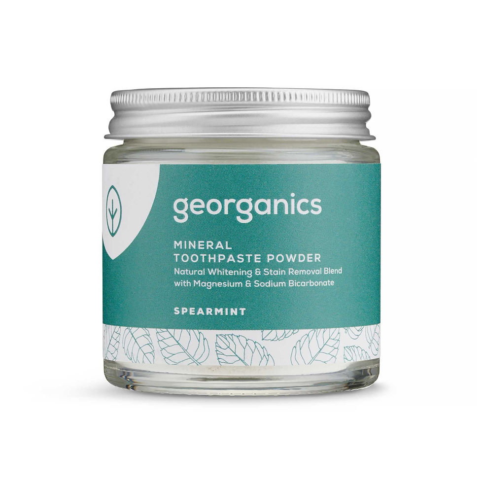 Georganics Mineral Whitening Toothpaste Powder - Spearmint 120ml