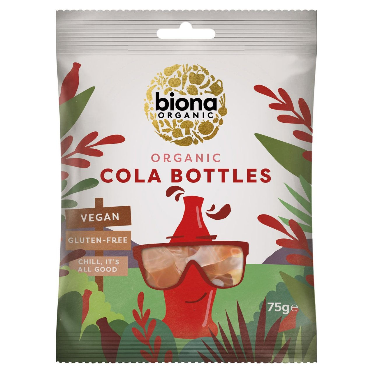 Biona Organic Vegan Cool Cola Bottles 75g