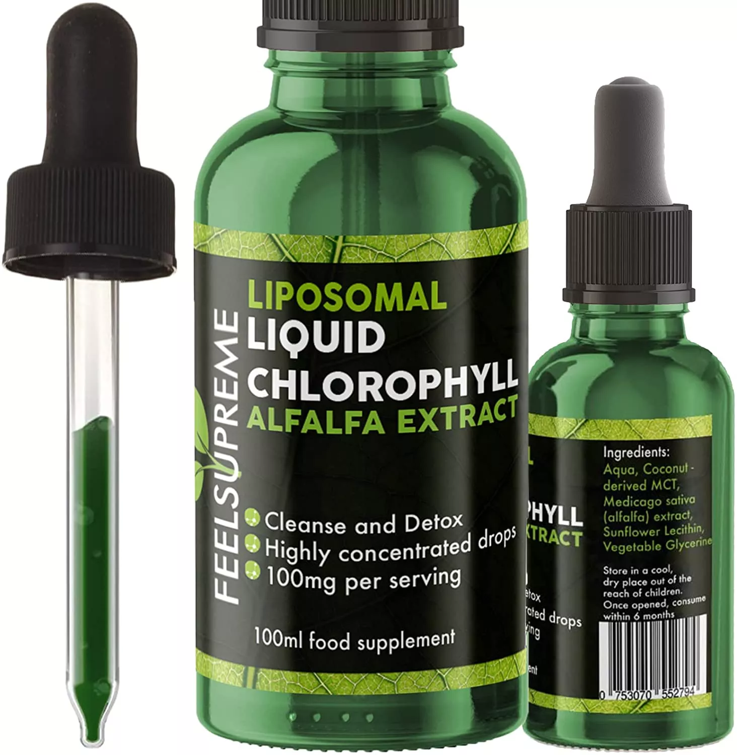 Feel Supreme Liposomal Liquid Chlorophyll Drops 100ml